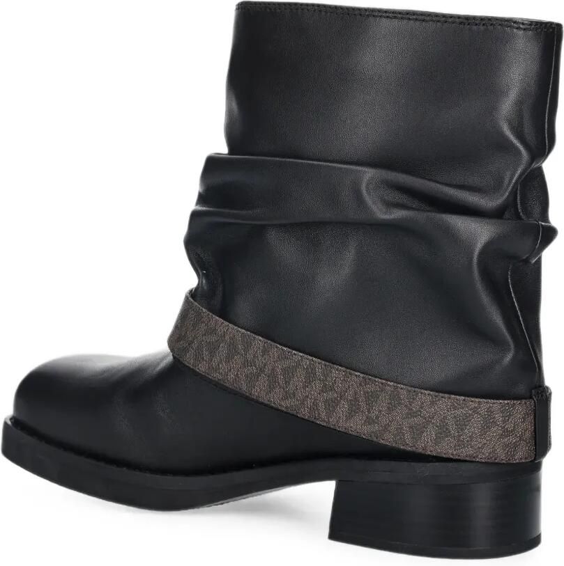 Michael Kors Colby leren enkellaarzen met kenmerkend logo Zwart - Foto 3
