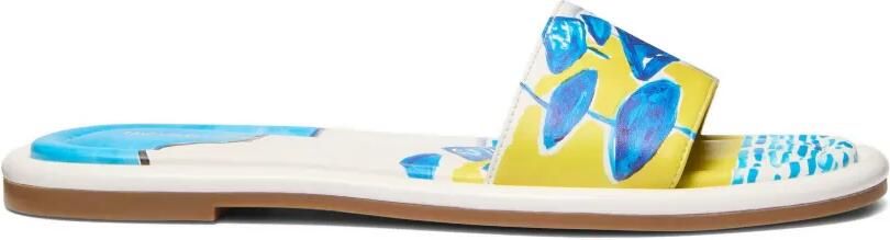 Michael Kors Dana sandalen met grafische print Geel