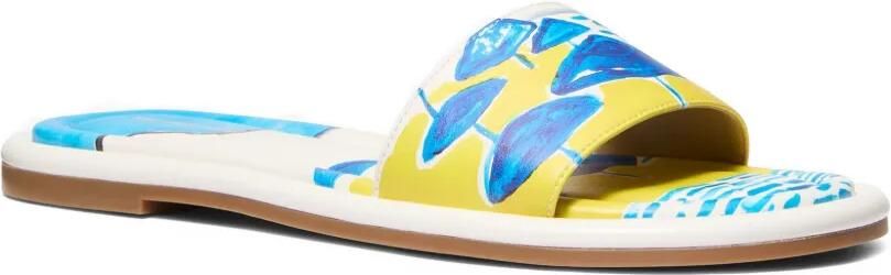 Michael Kors Dana sandalen met grafische print Geel - Foto 3