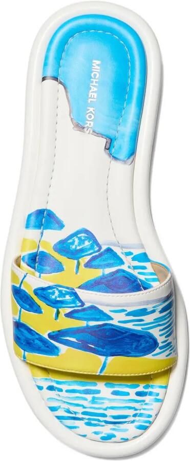 Michael Kors Dana sandalen met grafische print Geel - Foto 2