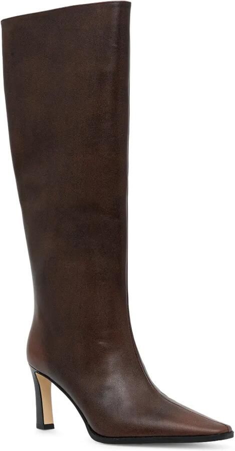 Michael Kors Darrington leather and Signature logo ankle boots Zwart - Foto 15