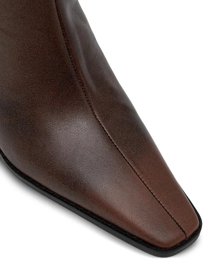 Michael Kors Darrington leather and Signature logo ankle boots Zwart - Foto 5
