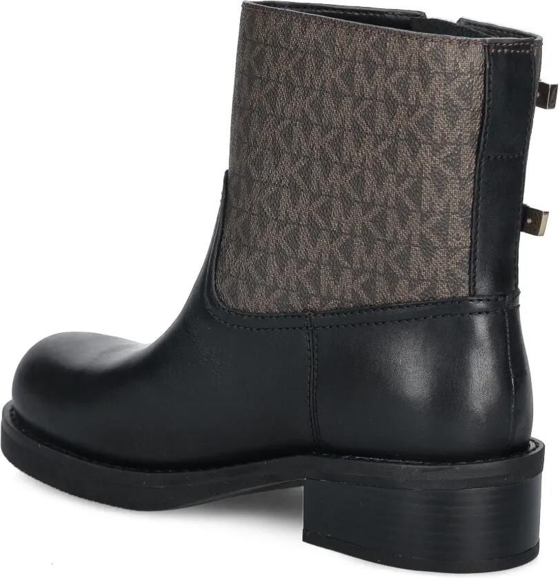 Michael Kors Darrington leather and Signature logo ankle boots Zwart - Foto 2