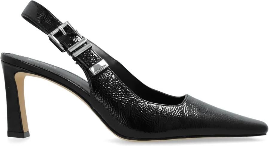 Michael Kors Darrington pumps met gebarsten effect Zwart