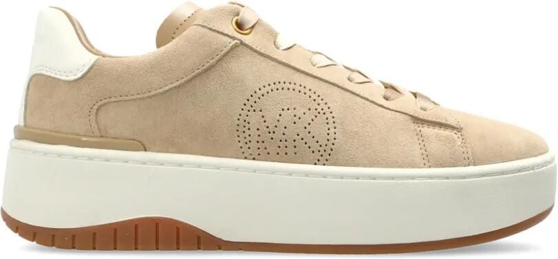 Michael Kors Dottie sneakers met plateauzool Beige