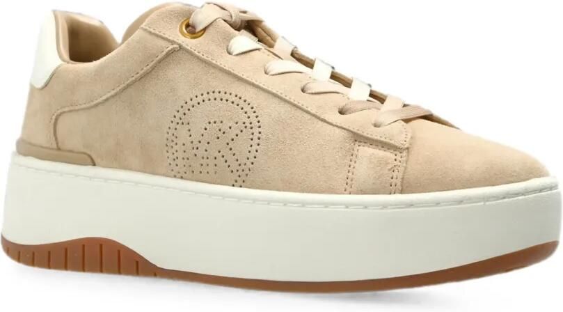 Michael Kors Dottie sneakers met plateauzool Beige - Foto 4
