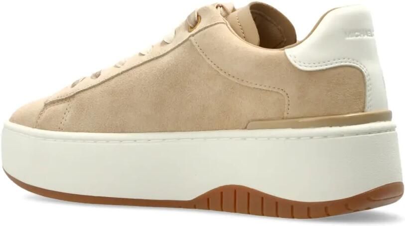 Michael Kors Dottie sneakers met plateauzool Beige - Foto 3