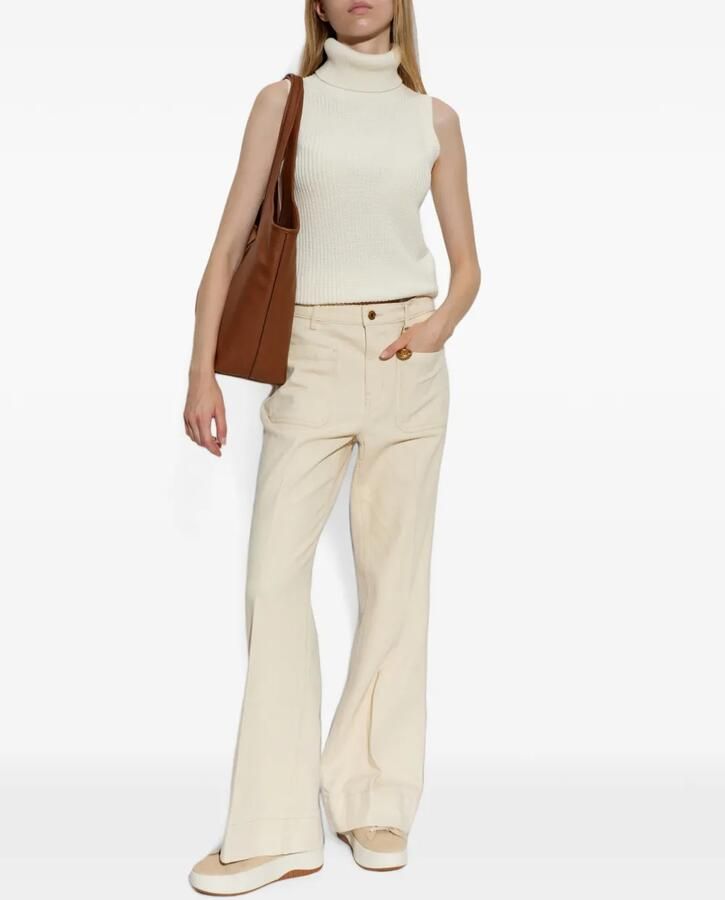 Michael Kors Dottie sneakers met plateauzool Beige - Foto 2
