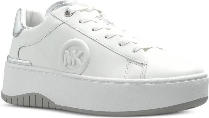 Michael Kors Dottie sneakers met plateauzool Wit - Foto 4