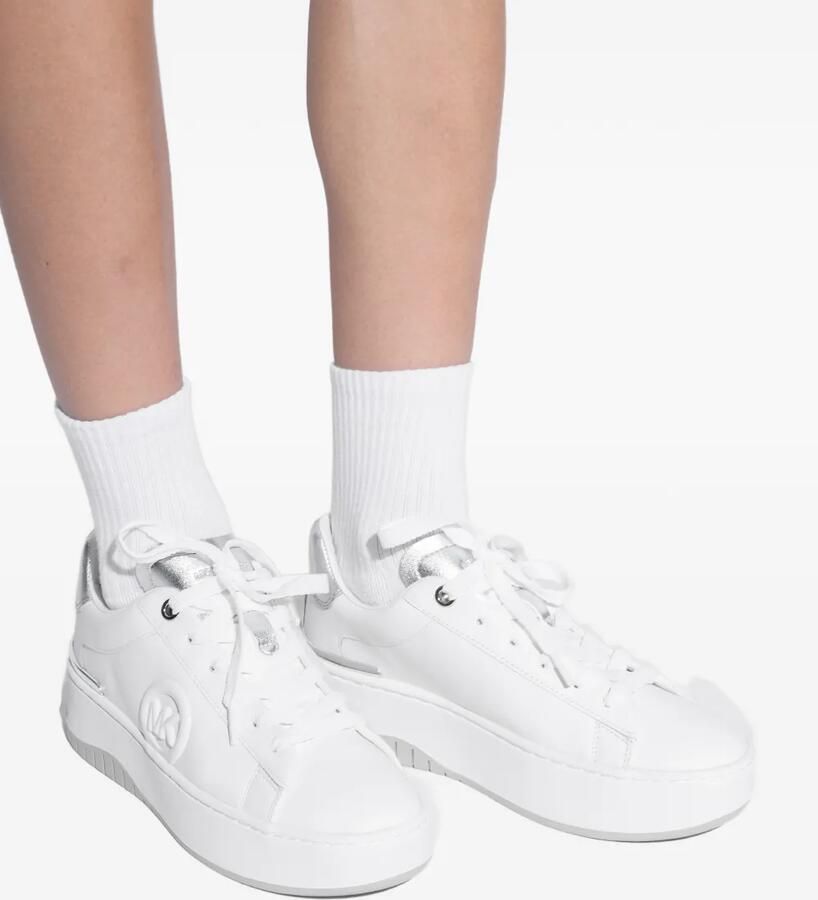 Michael Kors Dottie sneakers met plateauzool Wit - Foto 2