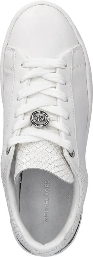 Michael Kors Dottie sneakers met reptiel-effect en plateauzool Wit - Foto 4