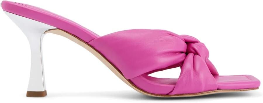 Michael Kors Elena leren sandalen Roze