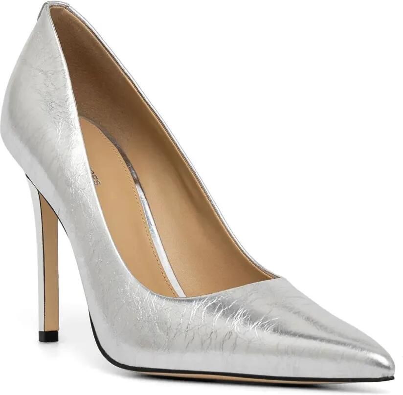 Michael Kors Elyse pumps met puntige neus Zilver - Foto 3