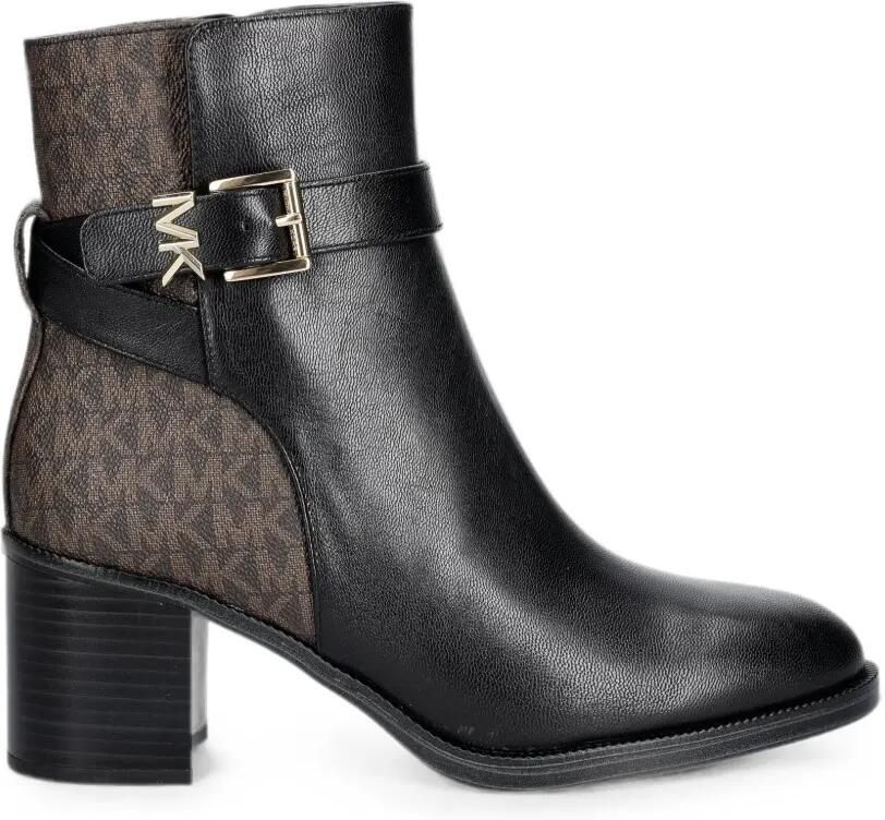 Michael Kors Enkellaarzen met gespsluiting en logo-plakkaat Zwart - Foto 4