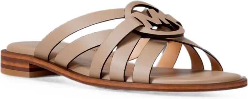 Michael Kors Erika sandalen met logoplakkaat Beige - Foto 4