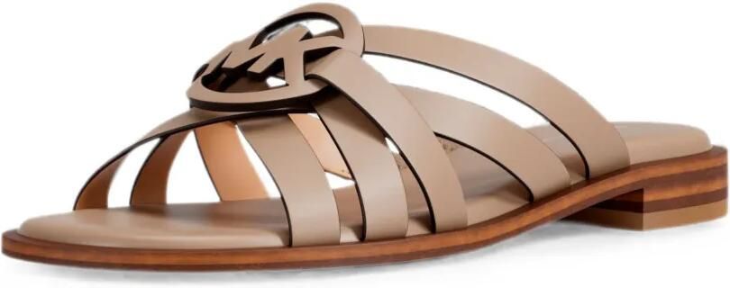 Michael Kors Erika sandalen met logoplakkaat Beige - Foto 5