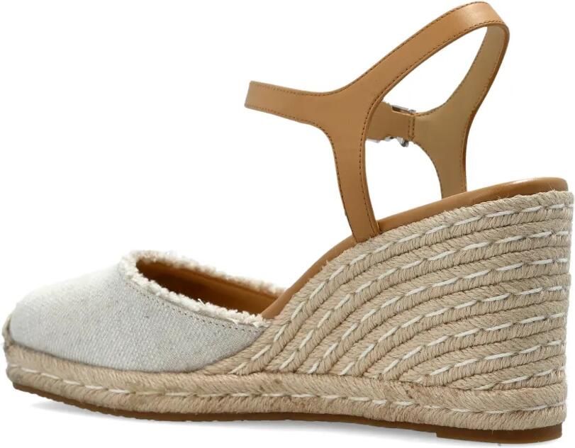 Michael Kors Espadrilles met enkelbandje en franje Beige - Foto 3