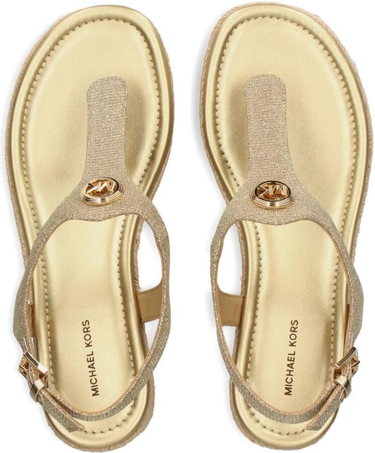 Michael Kors Espadrilles met plateauzool Goud