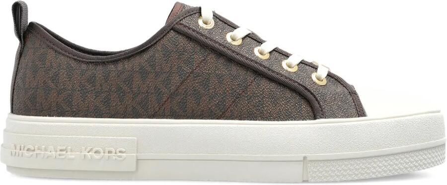 Michael Kors Rhodes low-top sneakers met monogram Beige
