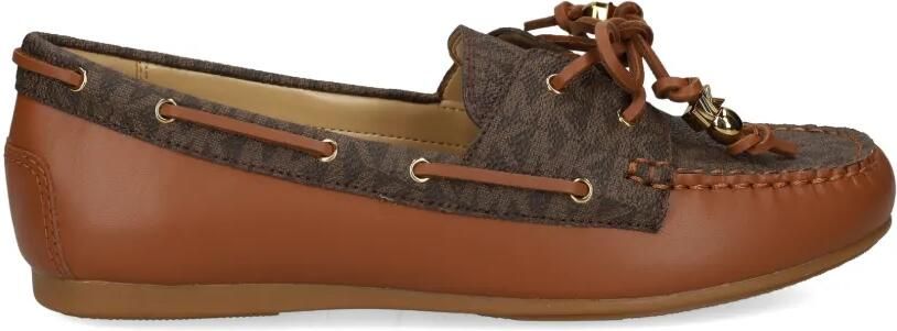 Michael Kors Fallon loafers met monogram Bruin