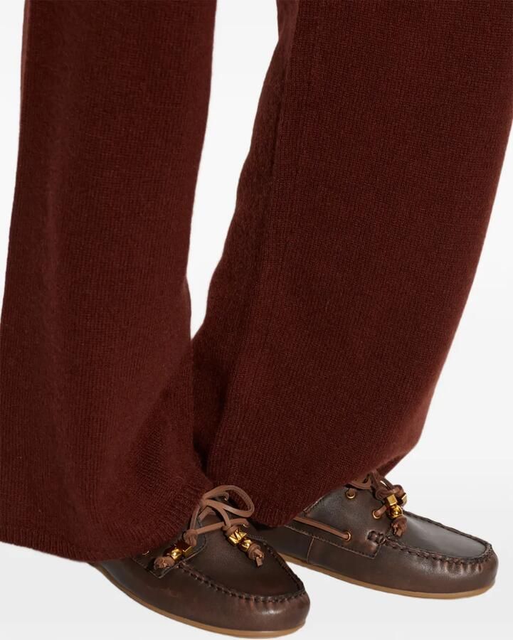 Michael Kors Fallon polished leather moccasins Bruin - Foto 2