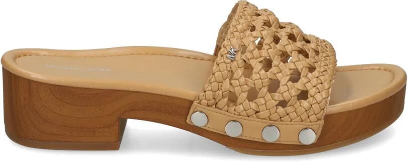 Michael Kors Geweven sandalen met studs Beige