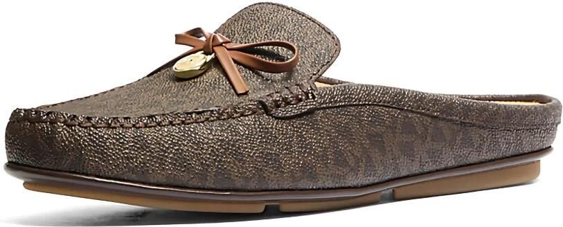 Michael Kors Greta muiltjes met monogram-print Bruin - Foto 2