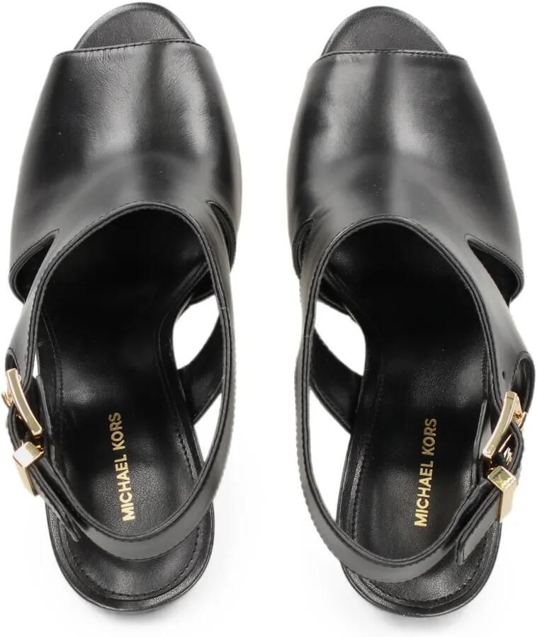 Michael Kors Harper sandalen met logobedel Zwart - Foto 2