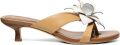 Michael Kors Jacie sandalen met bloemapplicatie Beige - Beige
