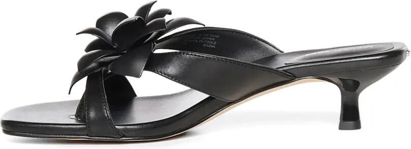 Michael Kors Jacie sandalen met kitten hak en bloemapplicatie Zwart - Foto 4
