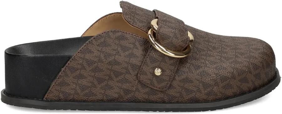 Michael Kors Jaden slingback pumps met kittenhak Bruin