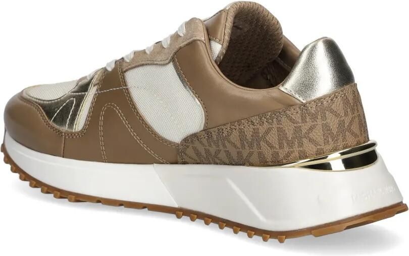 Michael Kors Dottie sneakers met reptiel-effect en plateauzool Wit - Foto 10