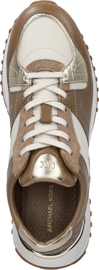 Michael Kors Jaime sneakers met logoprint Beige - Foto 4