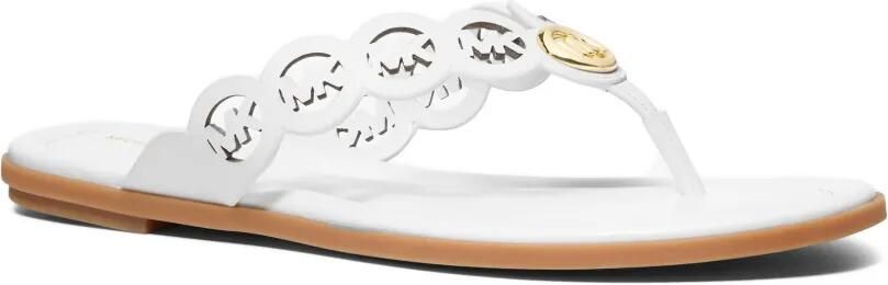 Michael Kors Janie sandalen met logoplakkaat Wit