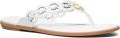 Michael Kors Janie sandalen met logoplakkaat Wit - Wit