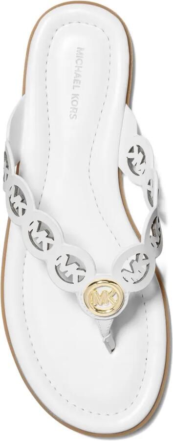 Michael Kors Janie sandalen met logoplakkaat Wit - Foto 2