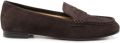 Michael Kors Jennings suède loafers met logoplakkaat Bruin - Bruin