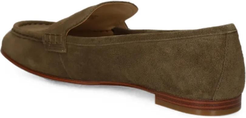 Michael Kors Jennings suède loafers met logoplakkaat Groen - Foto 4
