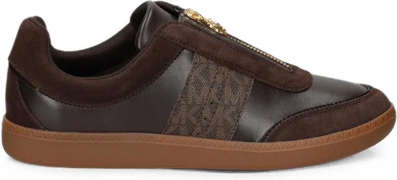 Michael Kors Jovie sneakers met sluiting aan de voorkant Bruin