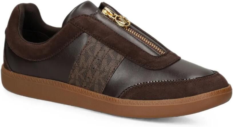 Michael Kors Jovie sneakers met sluiting aan de voorkant Bruin - Foto 4