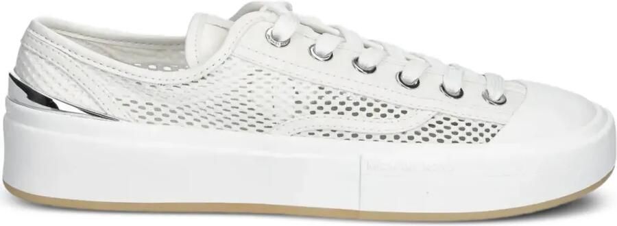 Michael Kors Jude low-top sneakers met mesh vlakken Wit