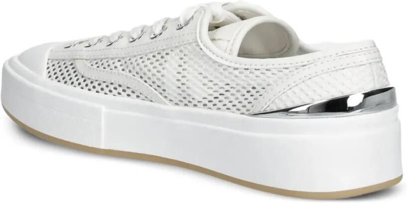 Michael Kors Jude low-top sneakers met mesh vlakken Wit - Foto 2