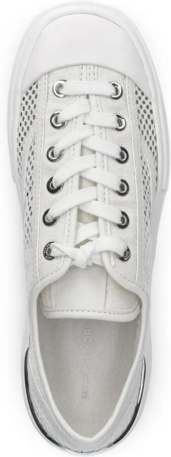 Michael Kors Jude low-top sneakers met mesh vlakken Wit - Foto 4