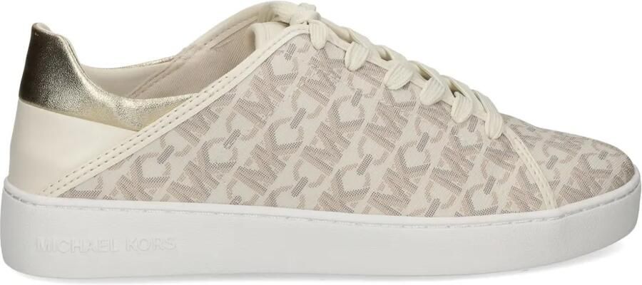 Michael Kors Keaton sneakers met monogrampatroon Beige