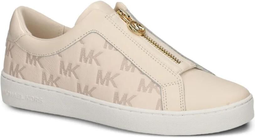 Michael Kors Keaton sneakers met rits Beige - Foto 4