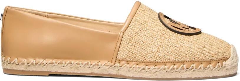 Michael Kors Kenzie espadrilles met logoplakkaat Beige