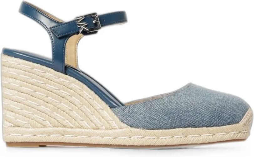 Michael Kors Kenzie sandalen met gespsluiting en sleehak Blauw - Foto 1