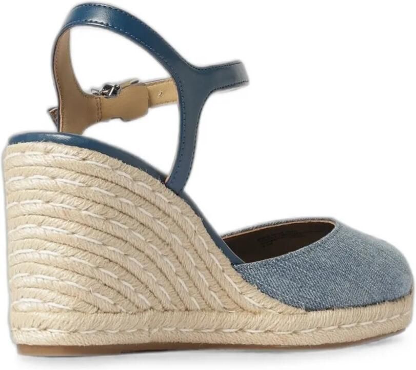 Michael Kors Kenzie sandalen met gespsluiting en sleehak Blauw - Foto 2