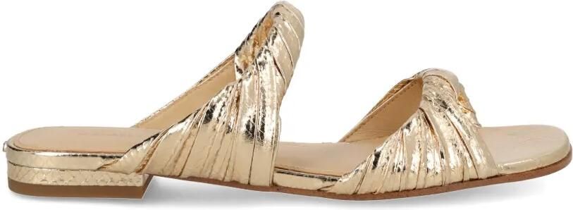 Michael Kors Kiana sandalen met open neus Goud