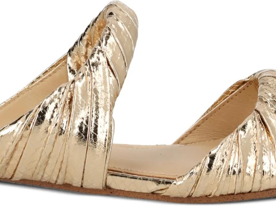 Michael Kors Kiana sandalen met open neus Goud - Foto 2